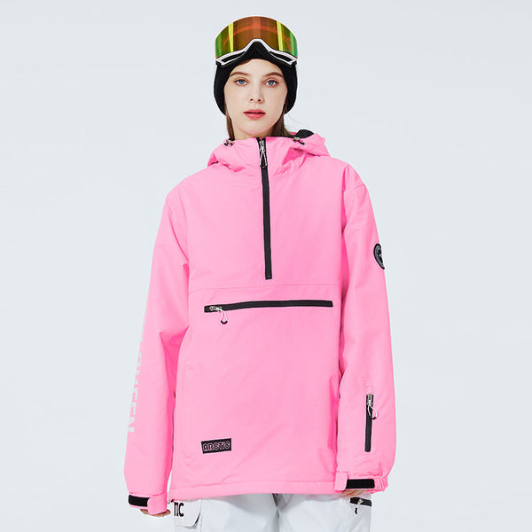 Damen Challenger Half-Zip Anorak-Schneejacke