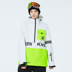 Mountain Peak SnowGuard Damen-Anorakjacke mit halbem Reißverschluss