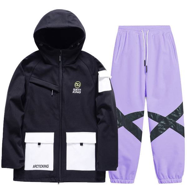 Arctic King & Queen Herren-Skijacken und -hosen für Bergabenteuer