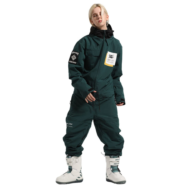 Gsou Snow Bridget Glimmer Light Einteiler-Schneeanzug für Damen, Ski-Overall