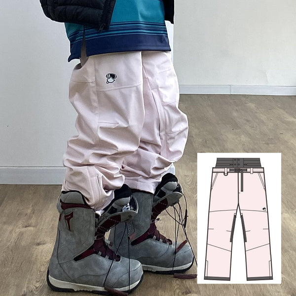 John Snow Rock Baggy Cargo Schneehose für Damen