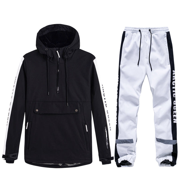 Arctic Queen Winter Guide Stripe reflektierende Schneeanzüge für Damen
