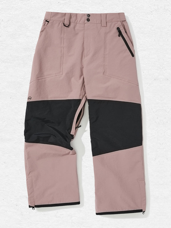 Nandn Colorblock Mountain Top Schneehose für Damen