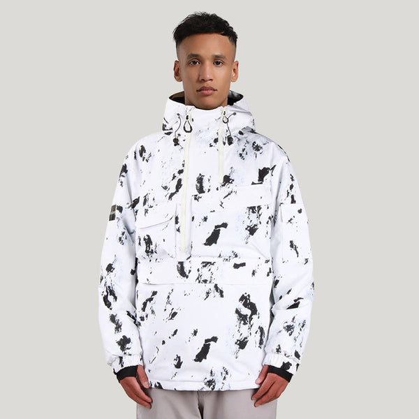 Gsou Snow Winter Action Cargo Anorak Snowboardjacke für Herren