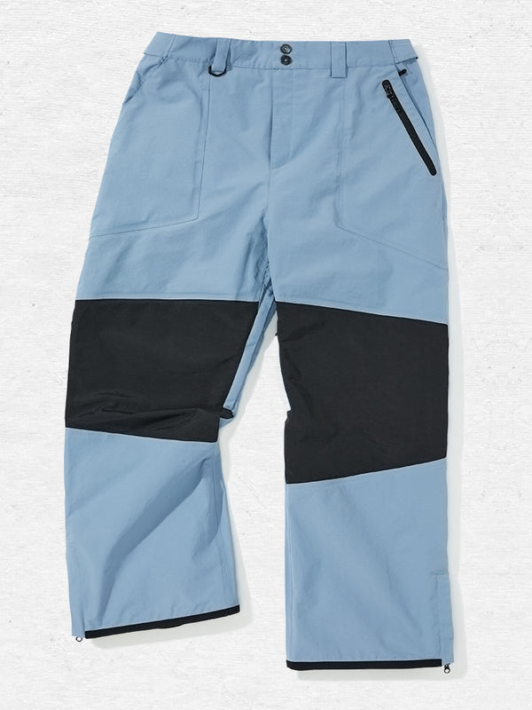 Nandn Colorblock Mountain Top Schneehose für Damen
