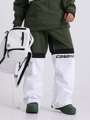 Cosone Powdreamer Herren-Anorak mit halbem Reißverschluss und Farbblock-Design