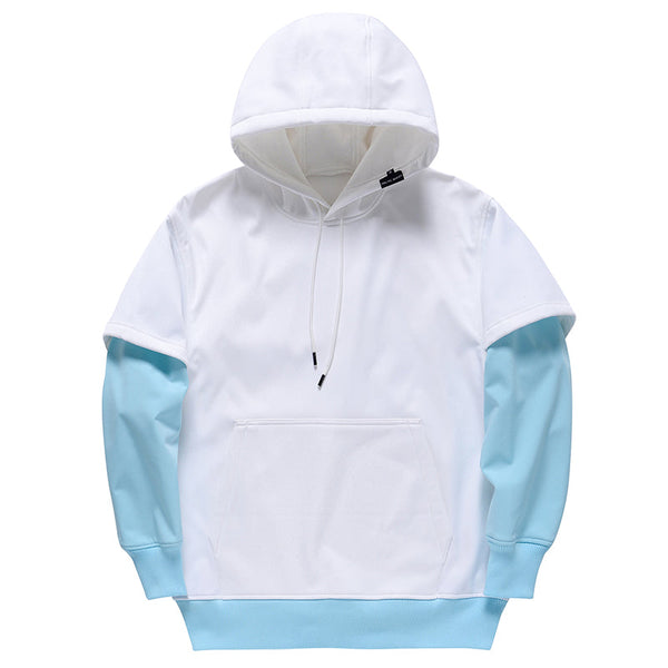 Herren-Fleece-Schneehoodie mit Smiley-Gesicht