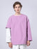 Mutu Herren-Pullover mit Rundhalsausschnitt und Fake-Two-Design