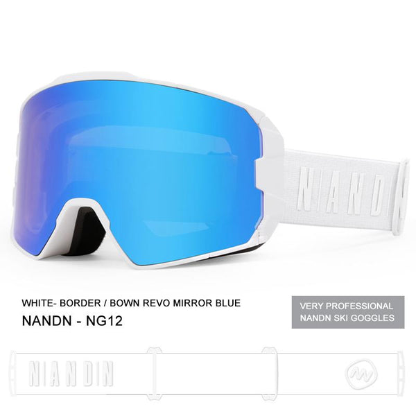 Nandn Unisex Optics Winter Mountain Fashion Snowboard Frameless Ski Goggles