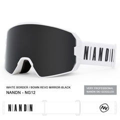 Nandn Unisex Optics Winter Mountain Fashion Snowboard Frameless Ski Goggles
