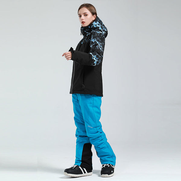 Gsou Snow Damen-Abfahrts-Winterschneeanzug
