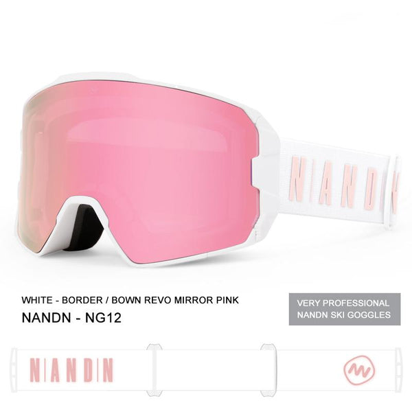 Nandn Unisex Optics Winter Mountain Fashion Snowboard Frameless Ski Goggles
