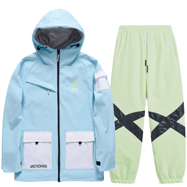 Arctic King & Queen Herren-Skijacken und -hosen für Bergabenteuer