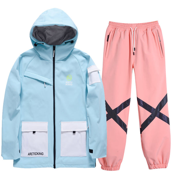 Arctic King & Queen Herren-Skijacken und -hosen für Bergabenteuer