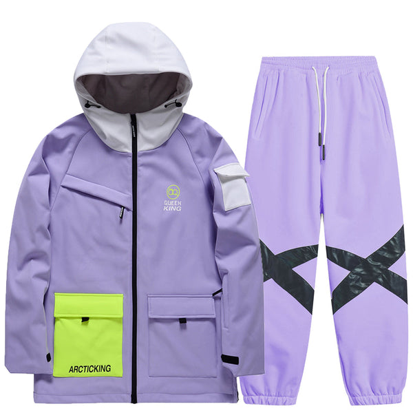 Arctic King & Queen Herren-Skijacken und -hosen für Bergabenteuer