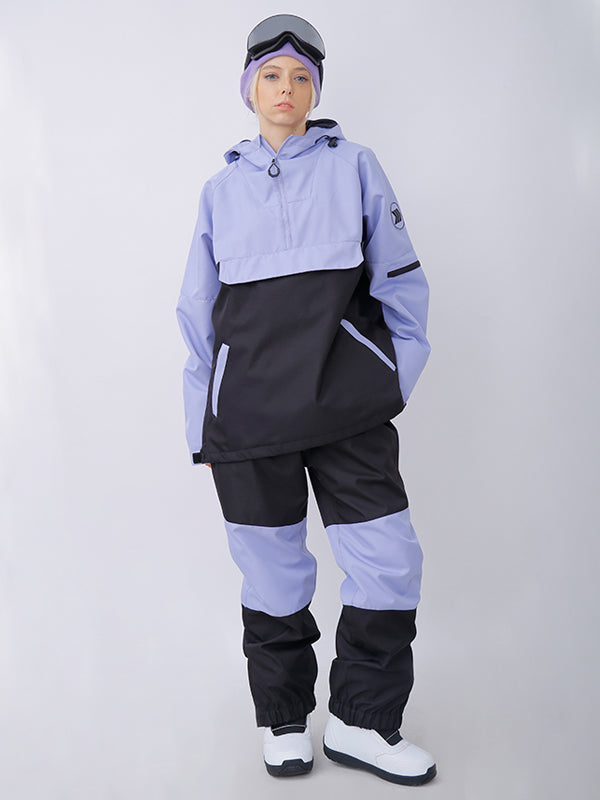 Women's snowshred Alpine Colorblock Anorak Snow Jacket