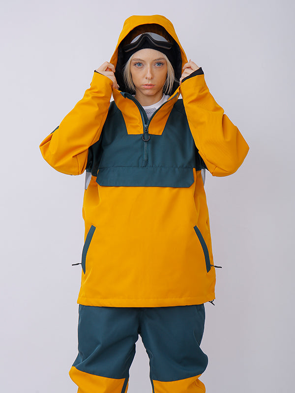 Women's snowshred Alpine Colorblock Anorak Snow Jacket