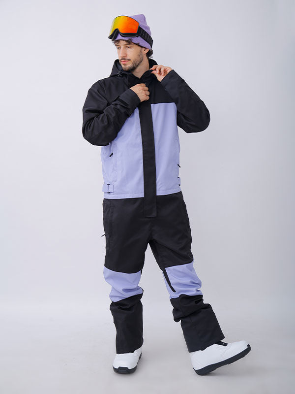 Snowshred Alpine Ranger Colorblock Einteiler-Schneeanzug für Herren