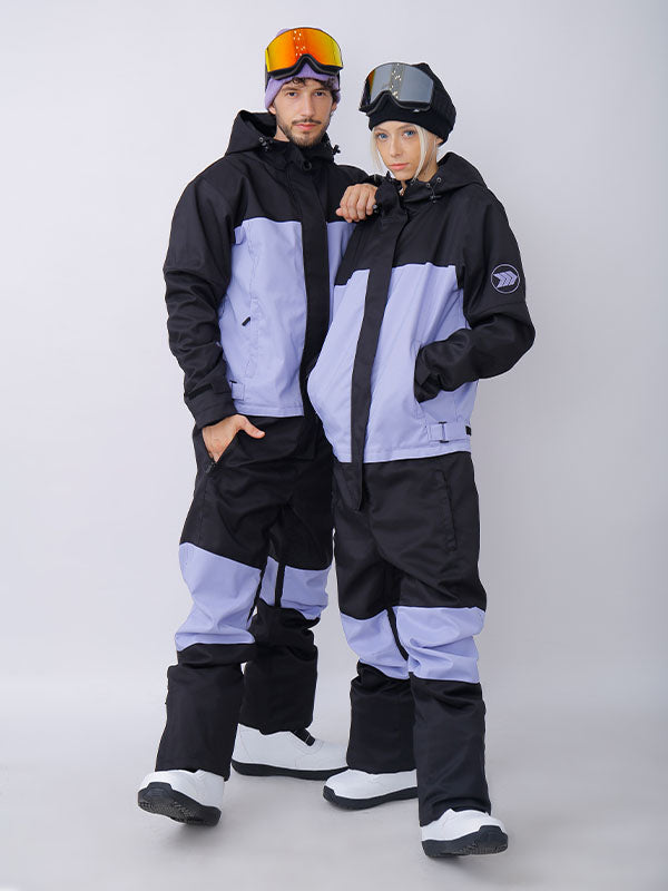 Snowshred Alpine Ranger Colorblock Einteiler-Schneeanzug für Herren