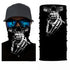 Unisex 3D-Gesichtsmasken und Halswärmer mit rauchendem Totenkopfmotiv