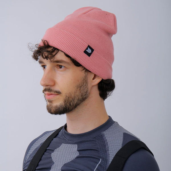 Unisex Häkelstrick-Bodenmütze mit Bommelfrisur, Schneemütze, Snowboardmütze