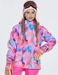 Phibee Artistic Creation Mädchen Winter Outdoor Sportswear Wasserdichte Skijacke