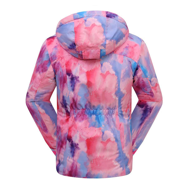 Girl's Phibee Artistic Creation Winter Outdoor Sportswear Waterproof Ski Jacket - snowshred