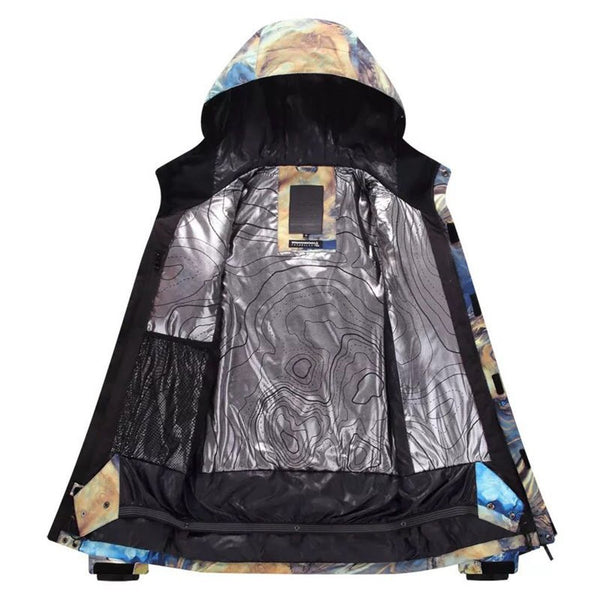 Men's Gsou Snow Mountain Elite Tide 15K Insulated Snowboard Jacket - snowshred