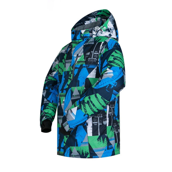 Men's Mutu Snow Landscape Waterproof Insulated Ski Jacket - snowshred
