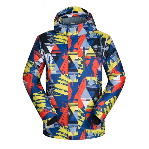 Men's Mutu Snow Landscape Waterproof Insulated Ski Jacket - snowshred