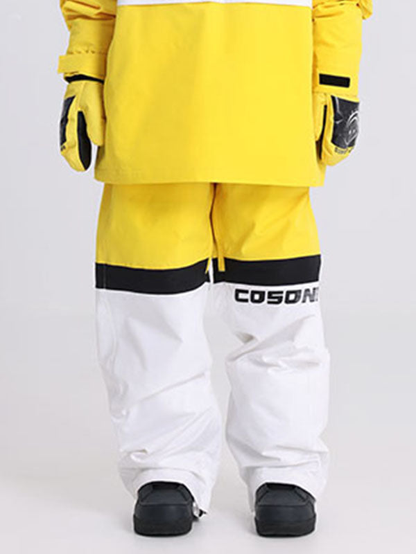 Cosone Powdreamer Herren-Anorak mit halbem Reißverschluss und Farbblock-Design