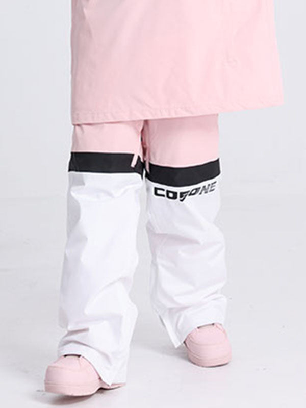 Cosone Powdreamer Damen-Anorak mit halbem Reißverschluss und Farbblock-Design