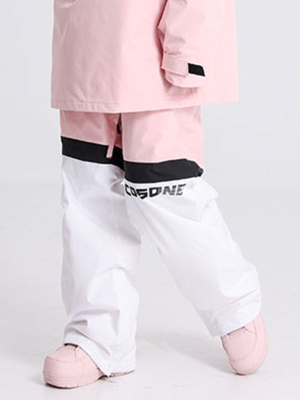 Cosone Powdreamer Damen-Anorak mit halbem Reißverschluss und Farbblock-Design