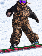 Pantalon de snowboard ample et résistant, polyvalent et urbain pour femme, style freestyle.