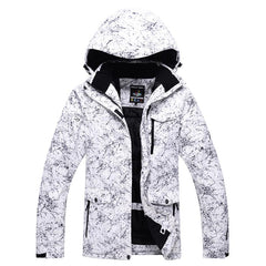 Damen- und Unisex-Skijacke mit Kapuze, Modell Snowy Owl Mountain Ice Breaker, wasserdicht